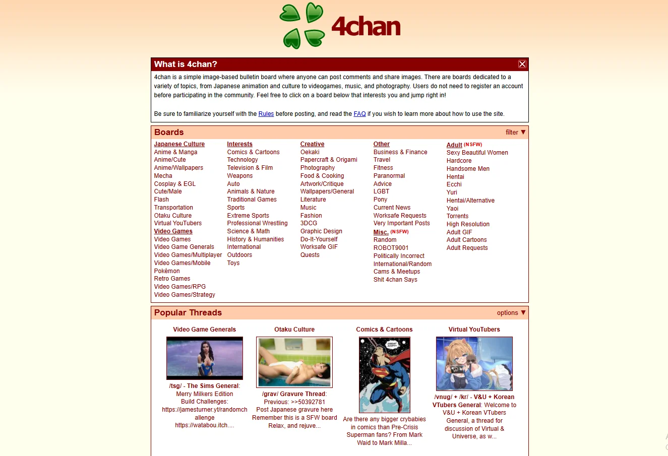 Explore Diverse Discussions on 4chan Forums & Communities screenshot