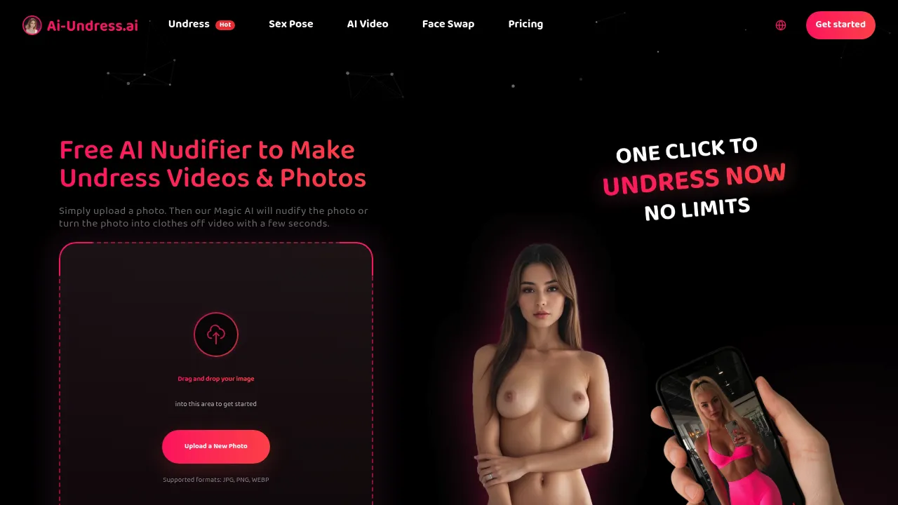 Preview of Ai-undress - AI platform Ai-undress screenshot - AI interface preview