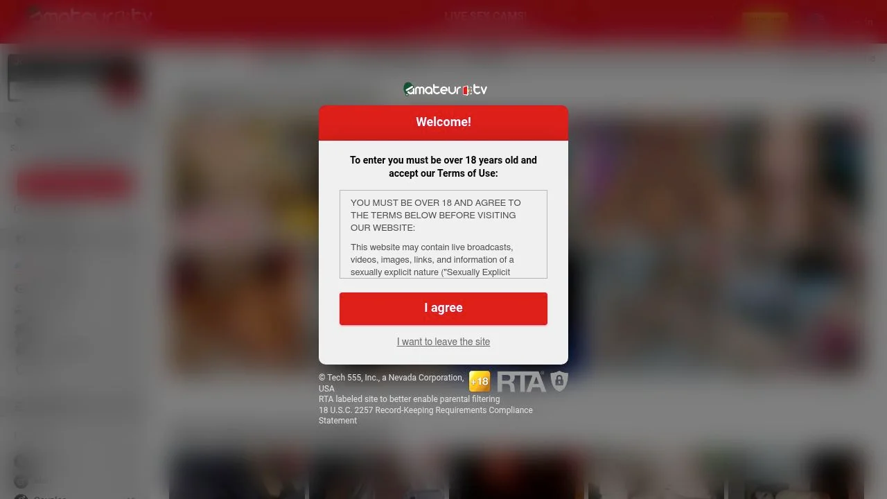 Amateur TV: Live Cams with Real People, Real Fun! screenshot