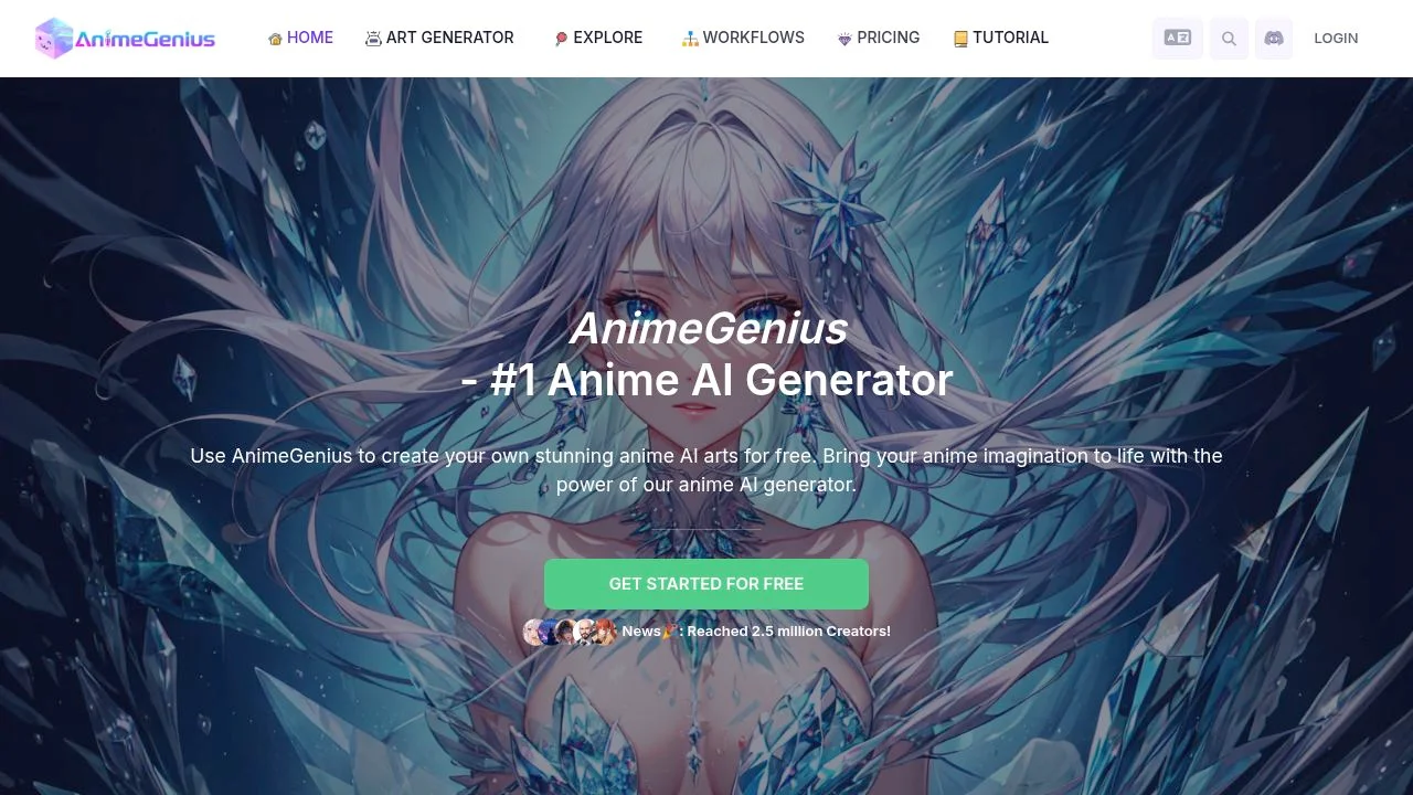 AnimeGenius - #1 Anime AI Generator For Free screenshot