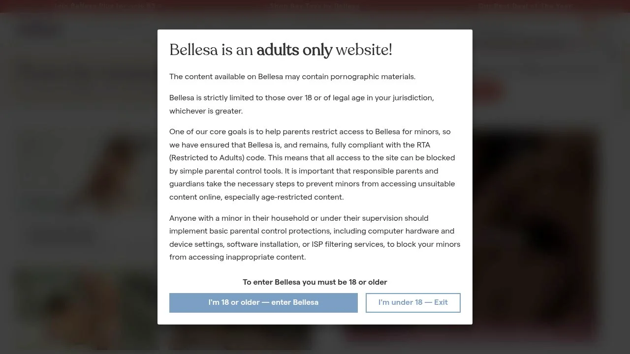 Explore Unique Adult Stories & Literature at Bellesa.co screenshot