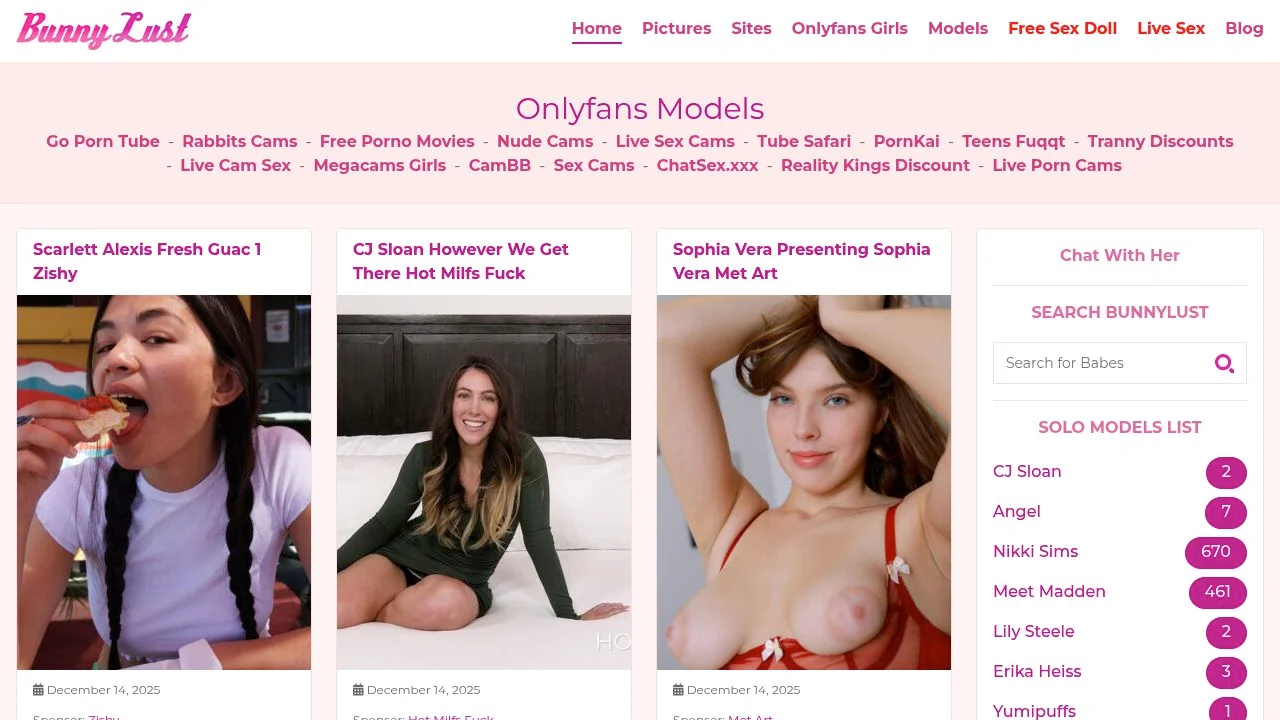 Bunny Lust Nude Pics and Videos - Bunny Lust