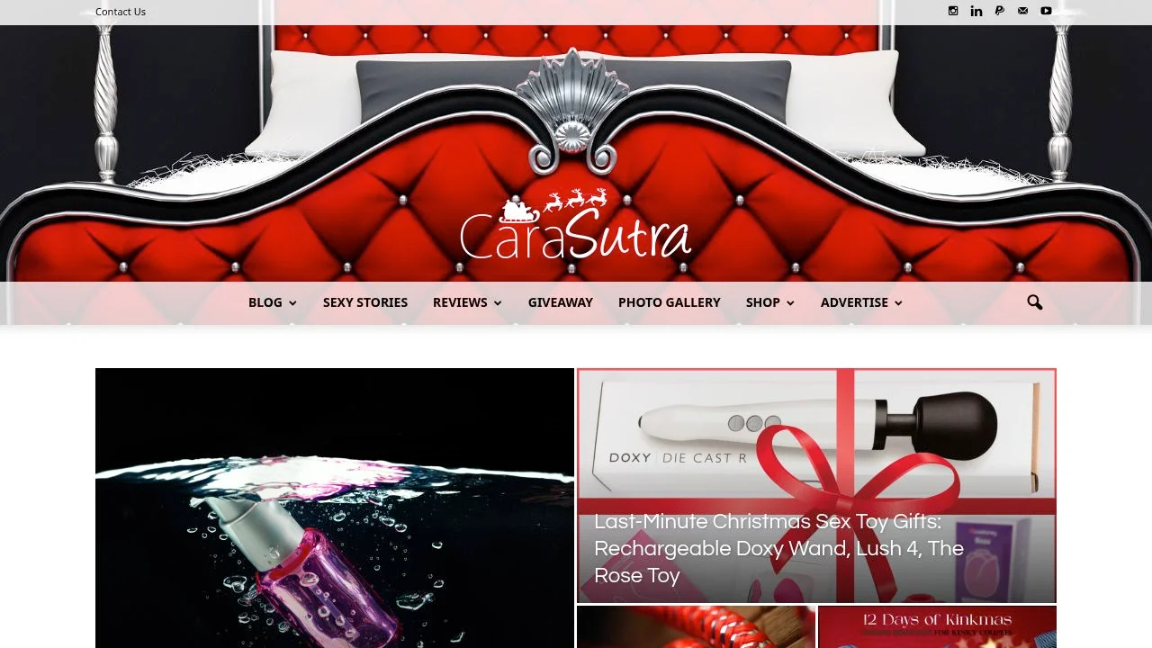 Cara Sutra Sexuality Magazine | Sex Blog & Sex Toy Reviews screenshot