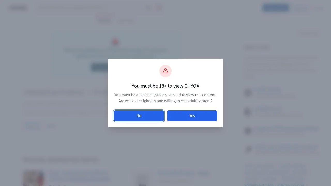 Explore Unique Interactive Adult Stories at CHYOA screenshot