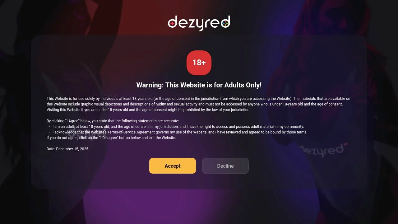 VR Porn Games - 8K Interactive VR Porn Experience | Dezyred screenshot