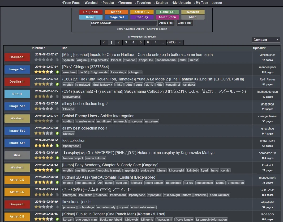 Explore Exhentai: Your Ultimate Hentai Destination screenshot