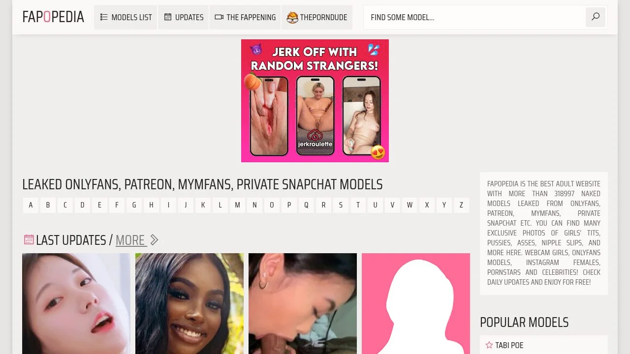 Leaked Onlyfans, Patreon, MYMfans, Private Snapchat Models - Fapopedia screenshot