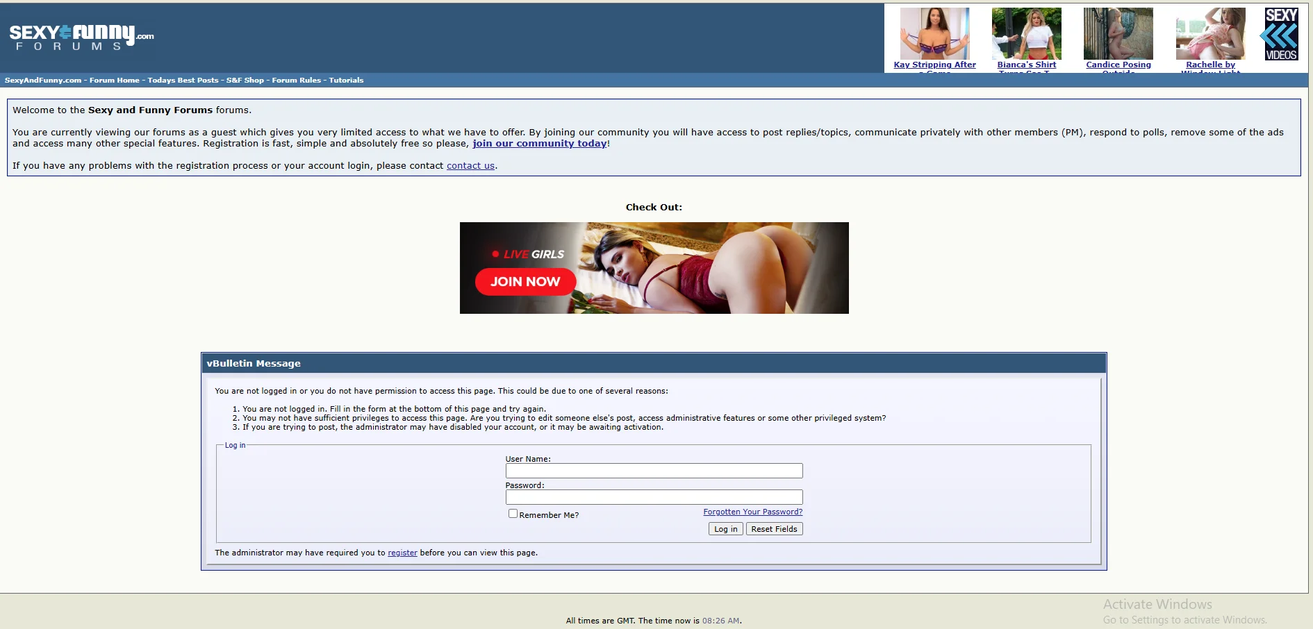 Join Engaging Discussions at Sexy and Funny Forums screenshot