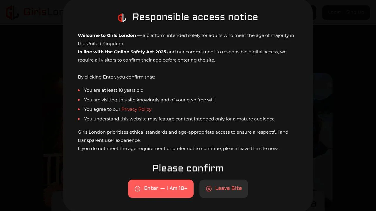 Girls London - UK’s #1 Escort Agency offering Escort in London screenshot