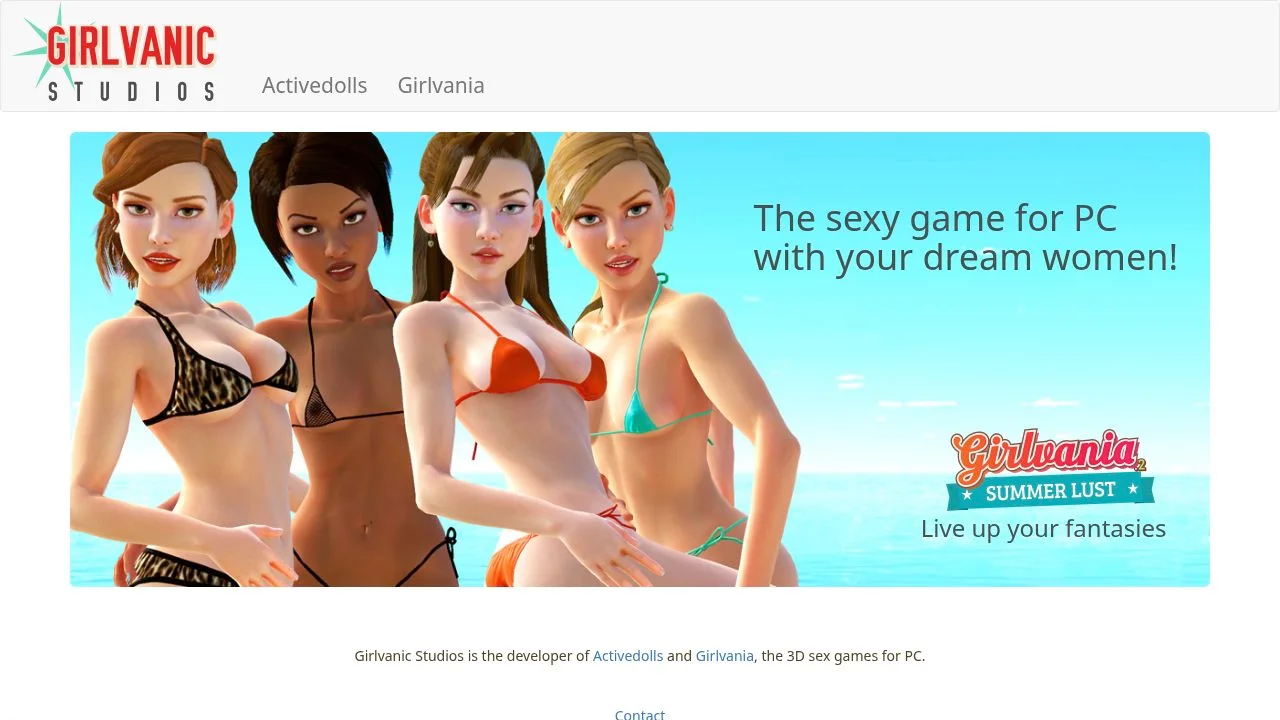 Sex Games | Girlvanic Studios | Girlvania & Activedolls screenshot