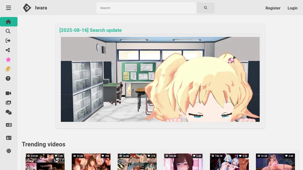 Explore Unique Hentai Creations on Iwara.tv screenshot