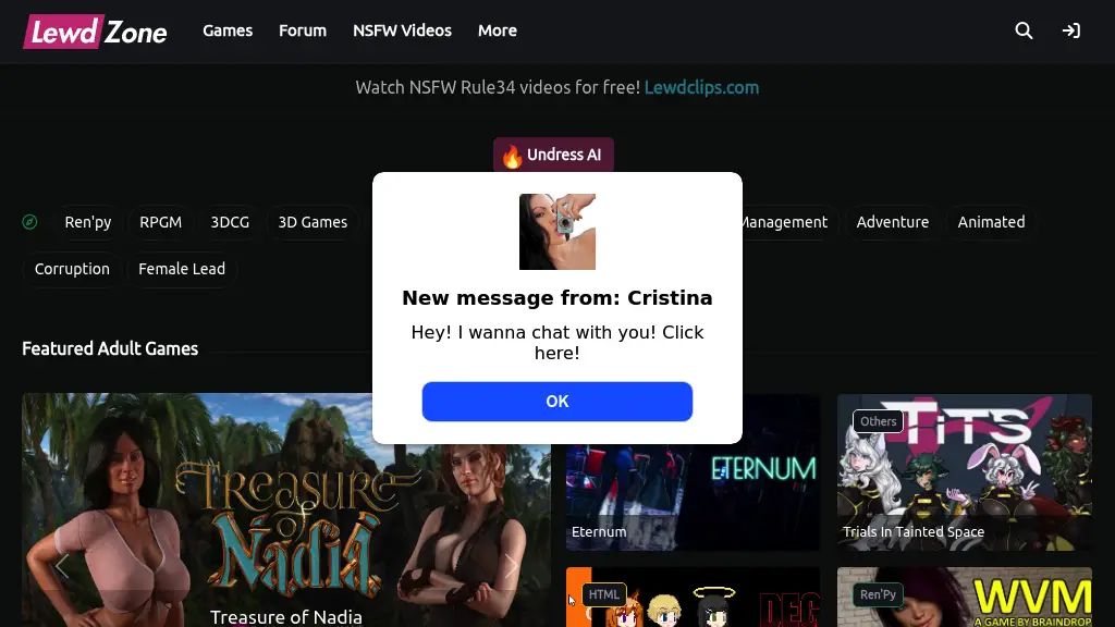 Lewdzone.com - Free Porn Games, Adult Sex Games & Visual Novels screenshot