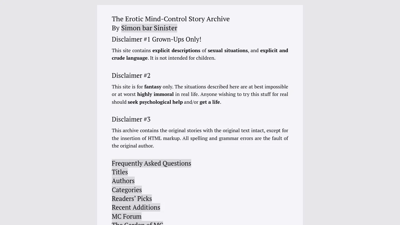 Explore Captivating Adult Stories at MCStories.com screenshot