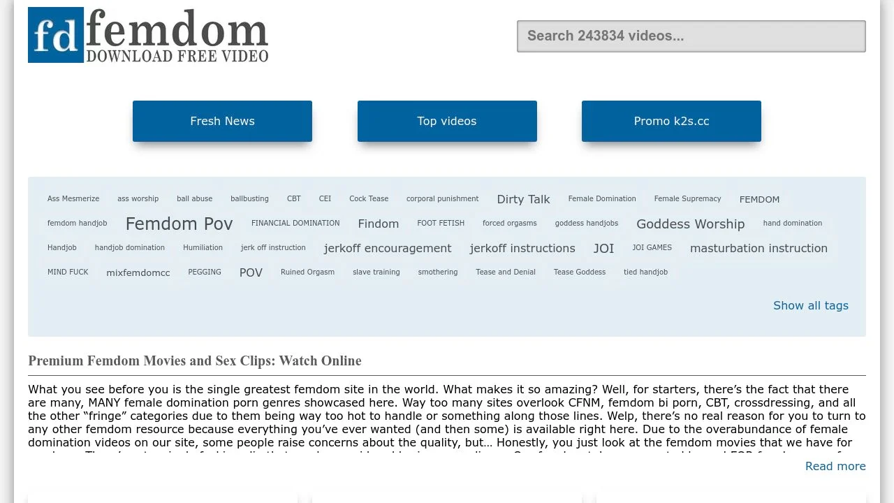 Mixfemdomcc - Latest Femdom Porn for Online Streaming screenshot