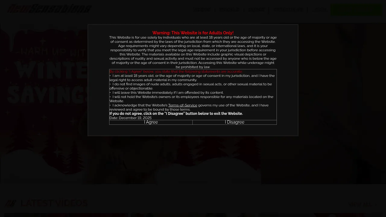 New Sensations: Watch Exclusive Award Winning Porn in 4k/HD screenshot