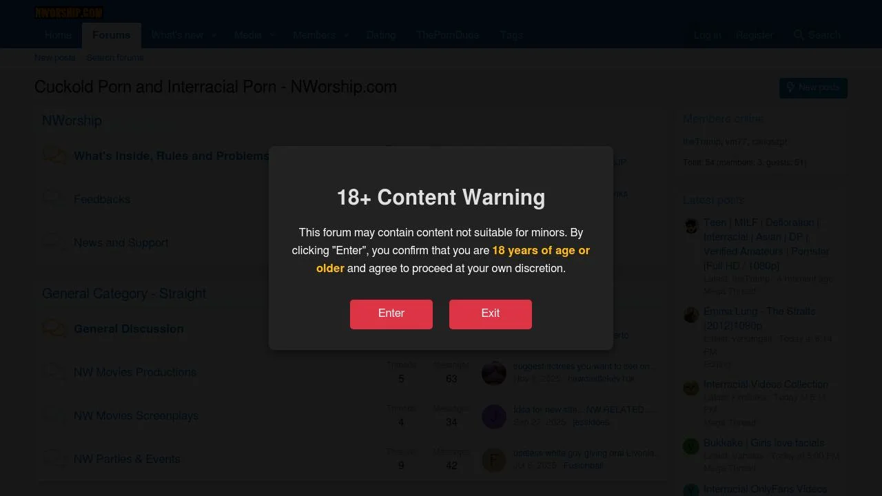 Cuckold Porn and Interracial Porn - NWorship.com screenshot