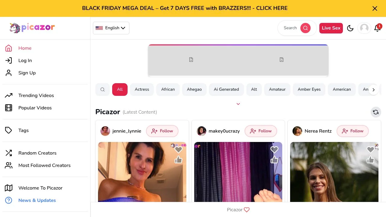 Explore Exclusive Content on Picazor: OnlyFans & Fan Hub screenshot