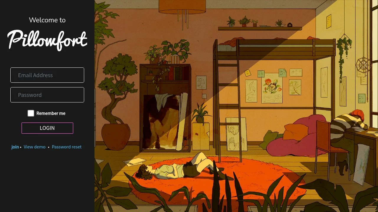 Pillowfort screenshot