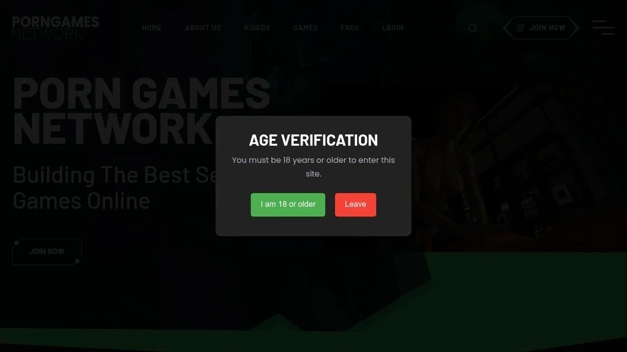 Explore Unique Adult Games at Porn Games Network screenshot