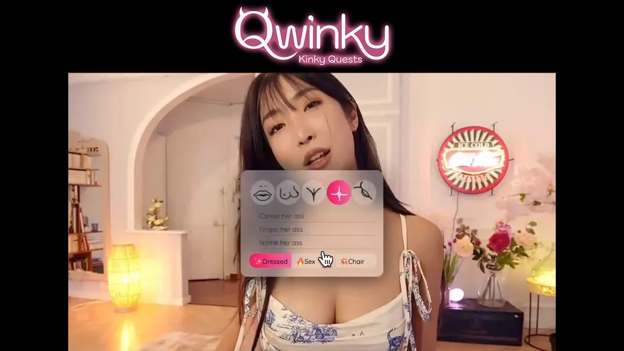 Qwinky — Interactive Adult Game with Real Performers screenshot