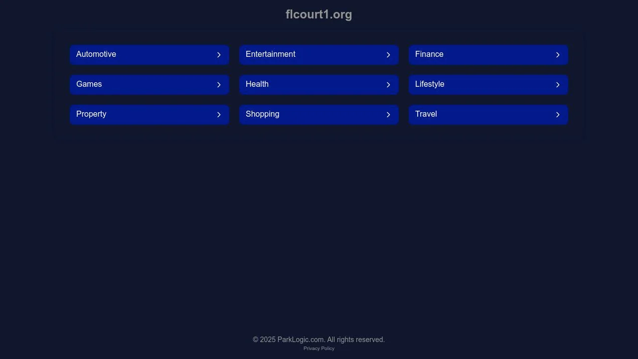 Parking Page screenshot