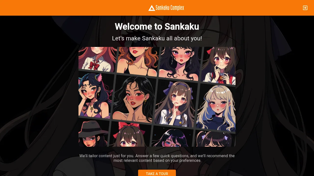 Preview of Sankakucomplex - Hentai platform Sankakucomplex screenshot - Hentai interface preview