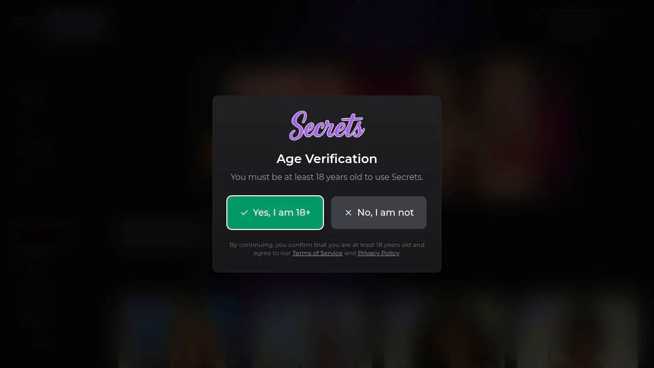 Secrets AI - #1 Realistic AI Girlfriend Website for Chatting screenshot