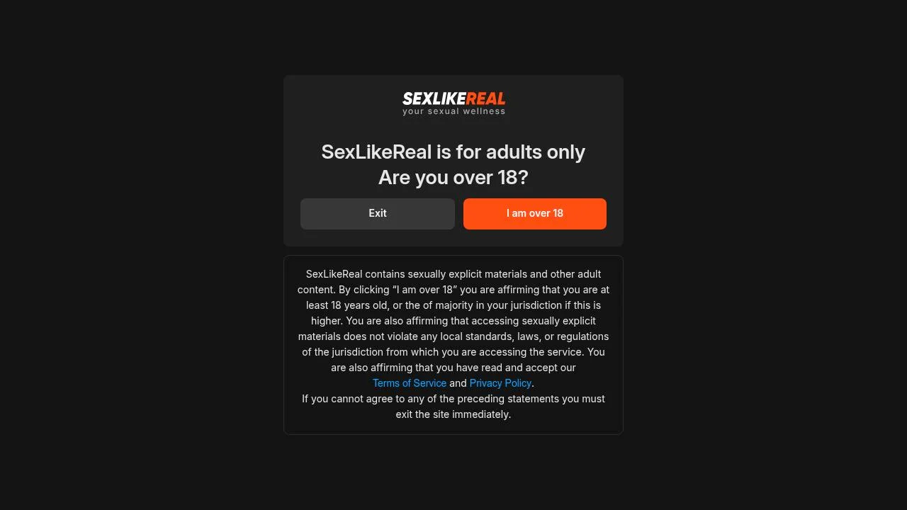 SexLikeReal - VR Porn Aggregator screenshot