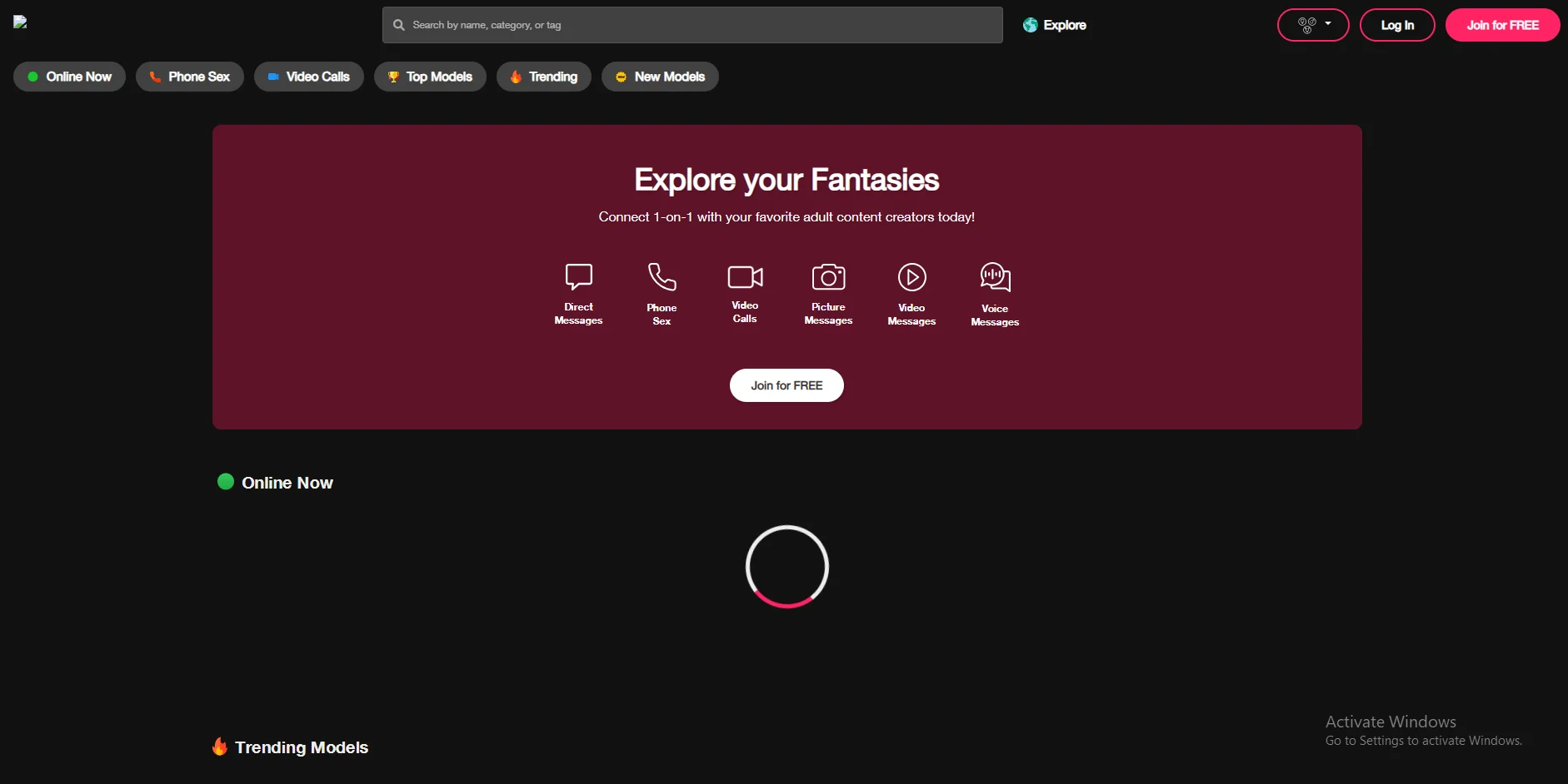 SextPanther | Sex Chat & Phone Sex with Porn Stars and Cam Girls screenshot