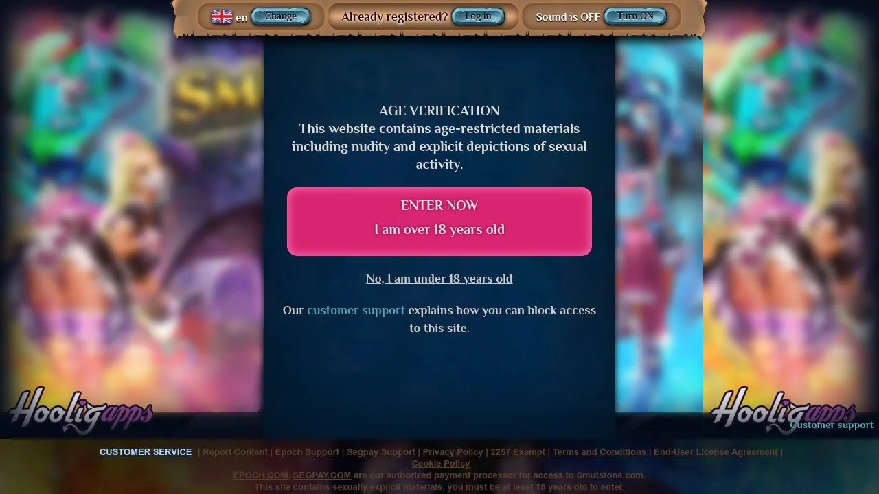 Smutstone screenshot