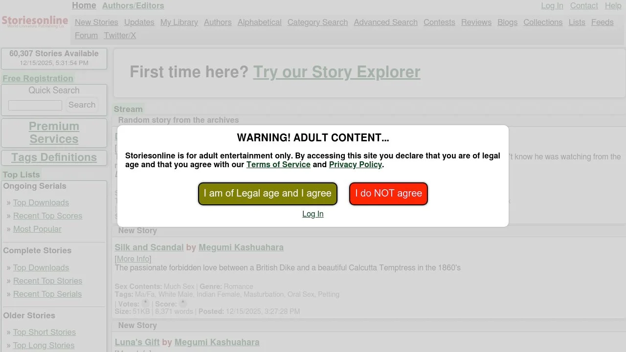 Sex Stories, Free Stories | Storiesonline screenshot