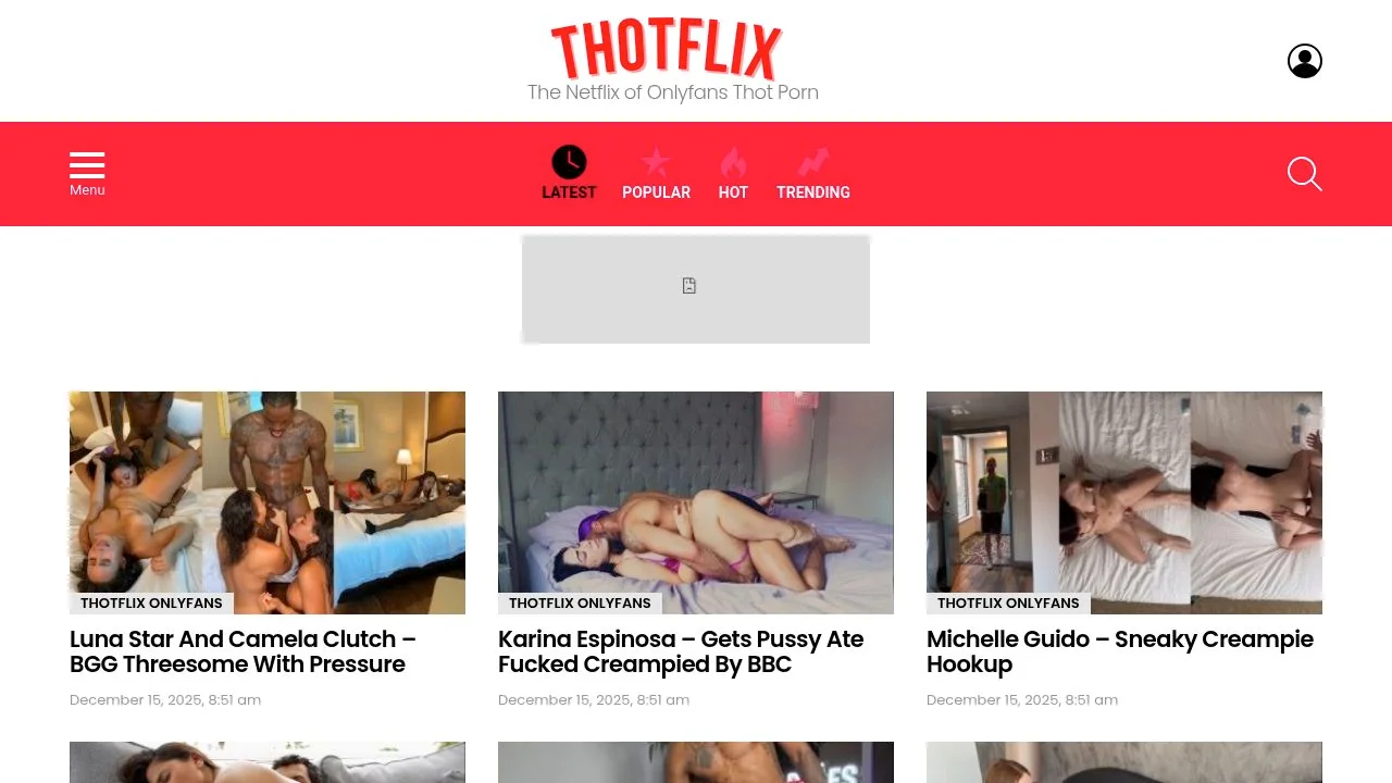 Thotflix - The Netflix of Onlyfans Thot Porn screenshot
