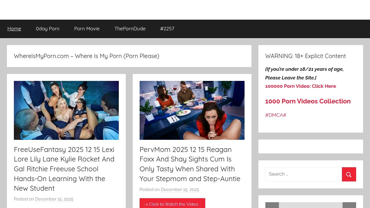 Discover Top Adult Videos at WhereIsMyPorn.com screenshot