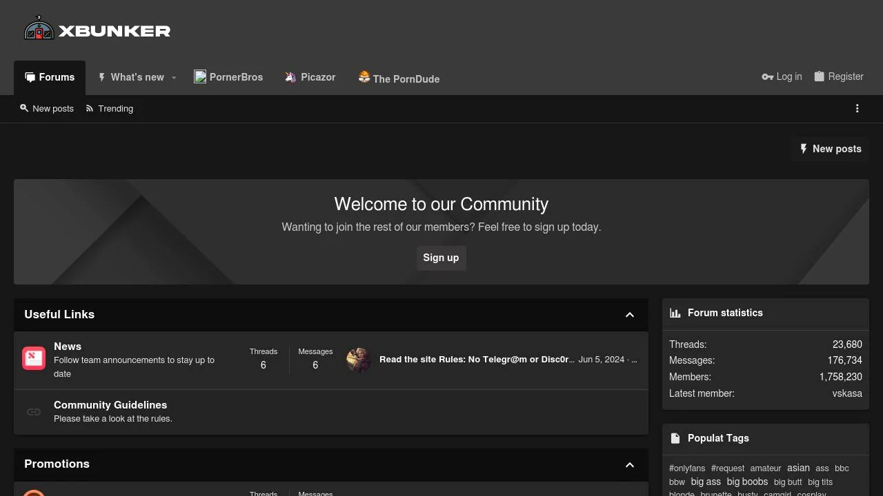 xBunker Forums screenshot