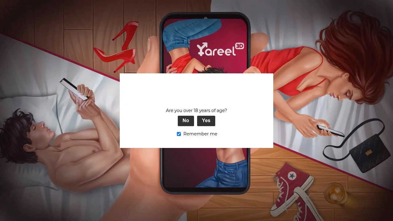 Yareel – PvP role-play sex simulator with chat screenshot